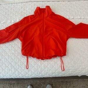 lululemon athletica orange Bomber Jacket